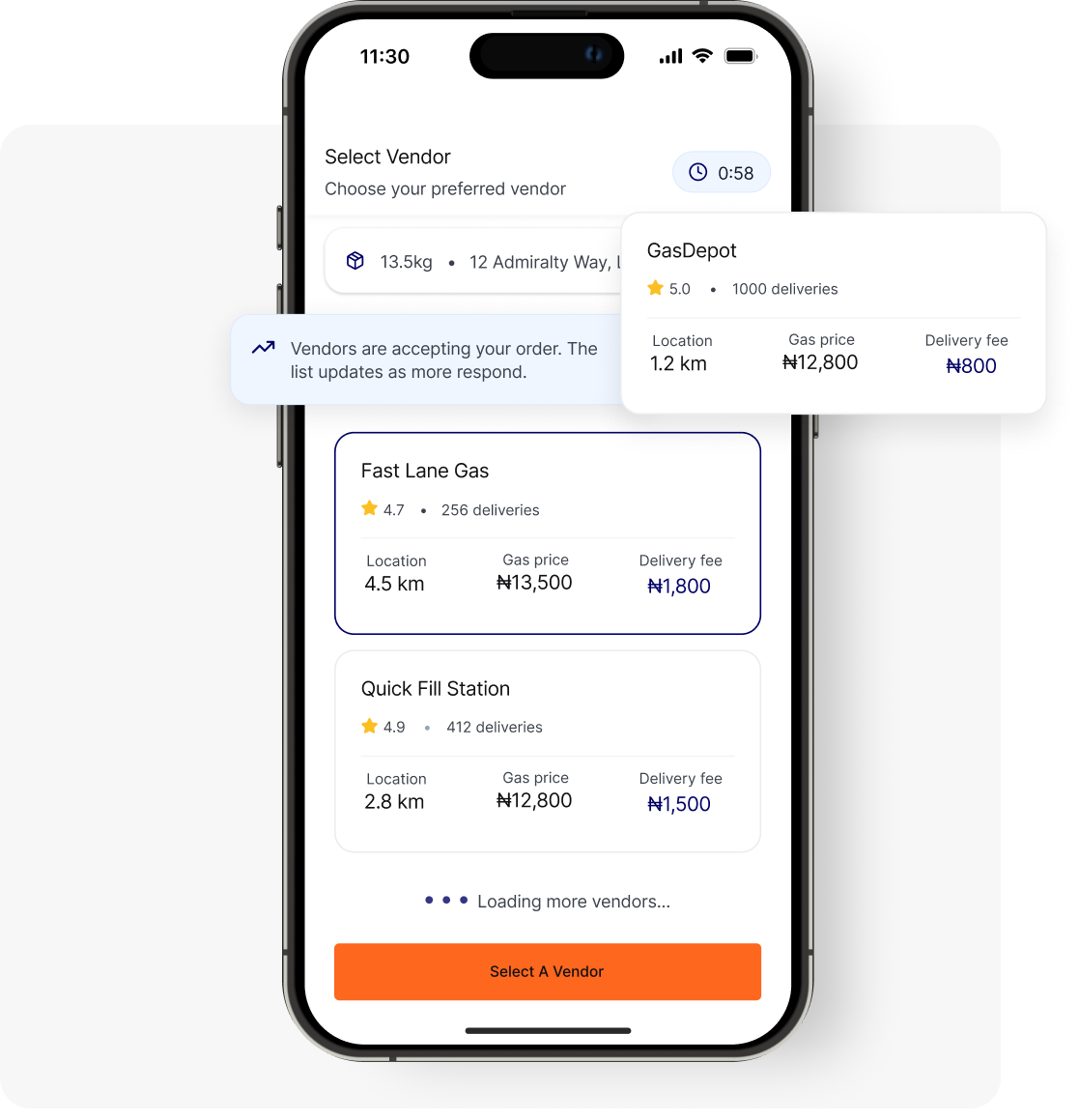 smart vendor matching